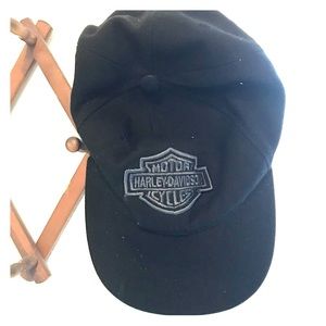 Harley Davidson Black Dad Hat w/ snap back